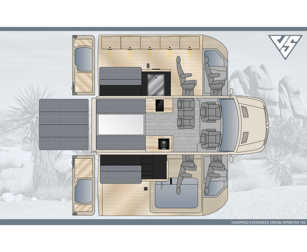 (COMING SOON) 2024 AWD 144" Mercedes Sprinter - Evergreen Dream II