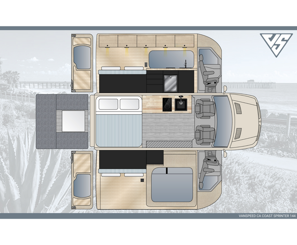 (COMING SOON) 2024 AWD 144" Mercedes Sprinter - California Coast